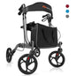 Lightweight Medical Walker SP37070，Folding Aluminum Rollator - YOURISHOP.COM