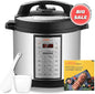 LIVINGbasics 6 Quart Electric Pressure Cooker LB-PC-100M1H2 - YOURISHOP.COM