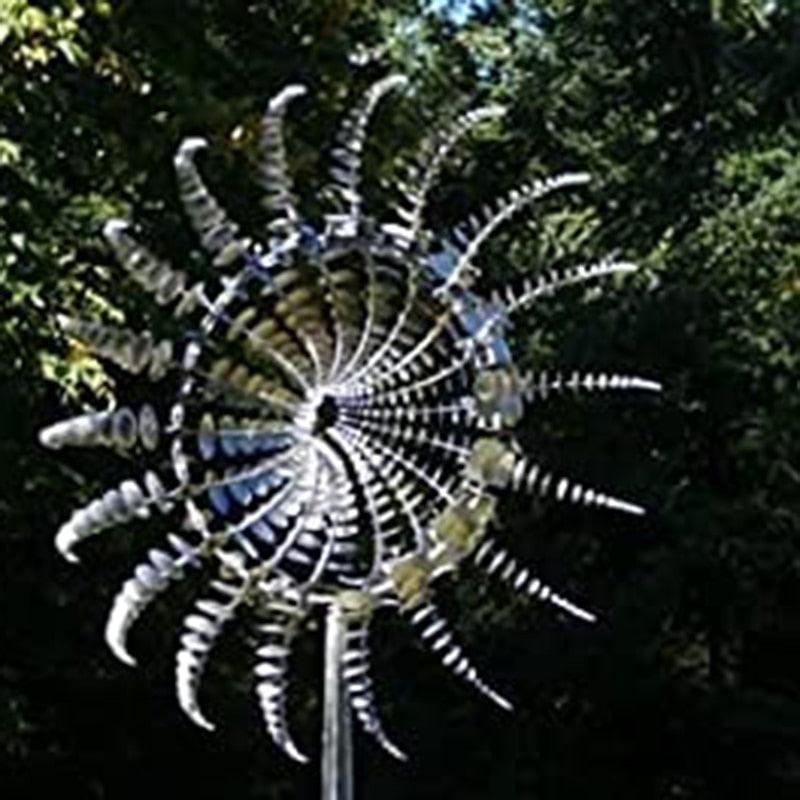 Magical And Unique Metal Windmill Outdoor Wind Spinners Wind Catchers Yard Patio Lawn Garden Border Decor Ornament Moulin à vent - YOURISHOP.COM