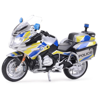 Maisto 1:18 BMW R1200 RT UK Police Die Cast Vehicles Collectible Motorcycle Model Toys - YOURISHOP.COM