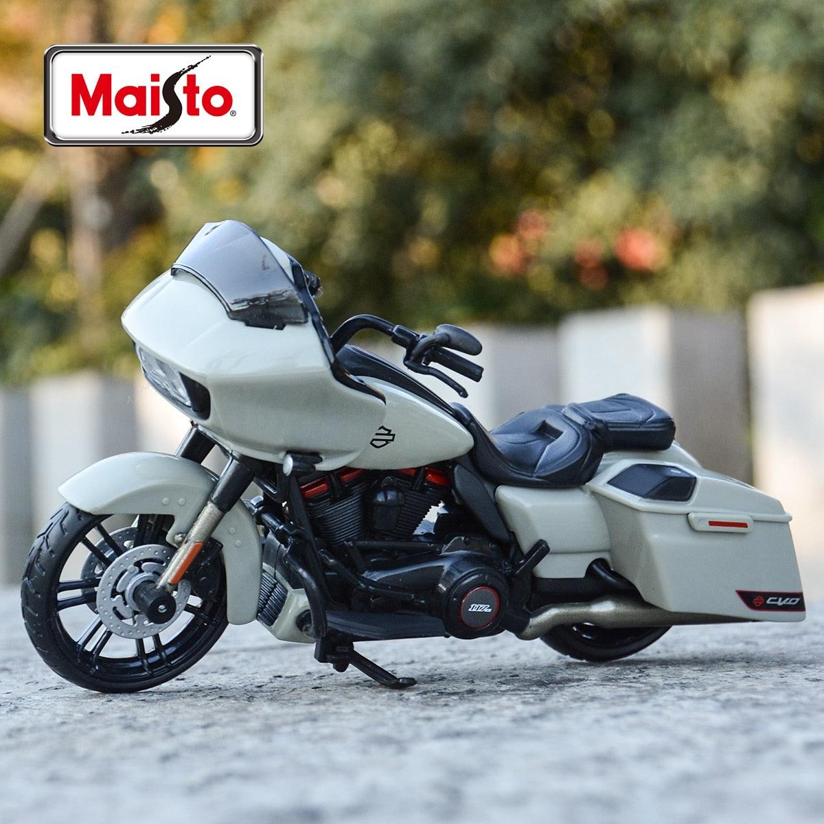 Maisto 1:18 Harley-Davidson 2018 CVO Road Glide Die Cast Vehicles Collectible Hobbies Motorcycle Model Toys - YOURISHOP.COM