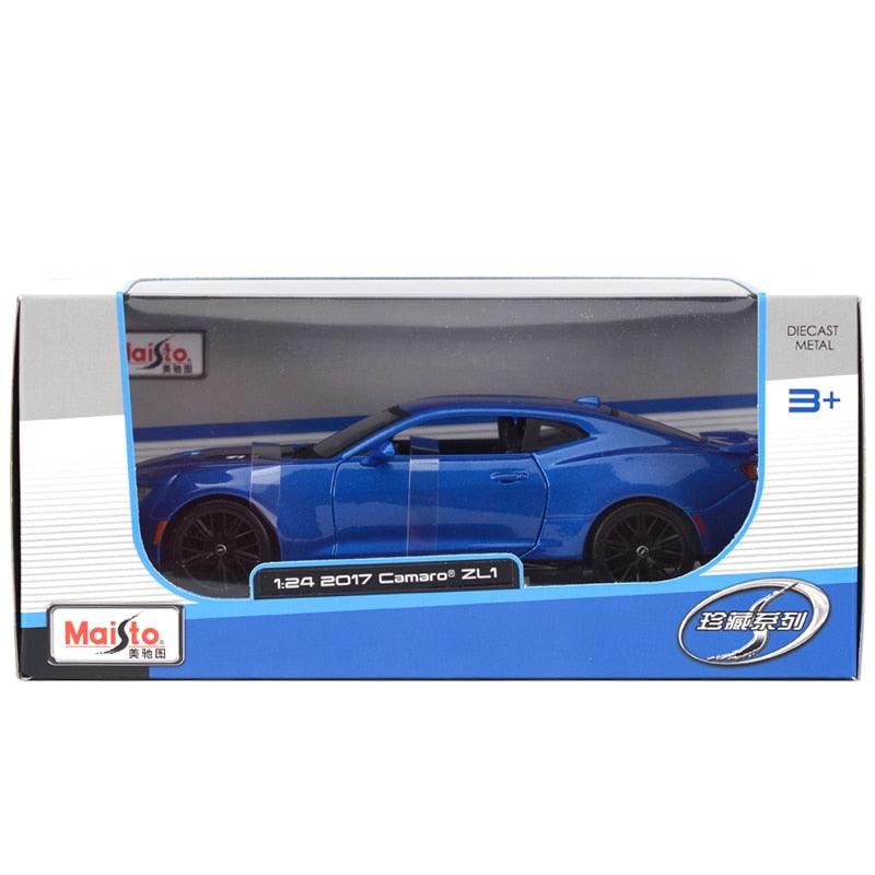 Maisto 1:24 2017 Chevrolet Camaro ZL1 Sports Car Static Die Cast Vehicles Collectible Model Car Toys - YOURISHOP.COM