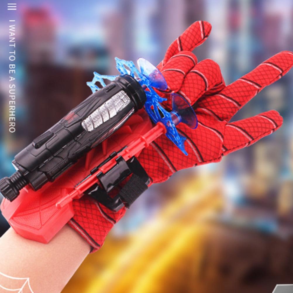 Marvel Spiderman Figure Toy Kids Plastic Cosplay Glove Launcher Set Hero Launcher Wrist Toy Set Funny Toys Boy Children's Gift - YOURISHOP.COM