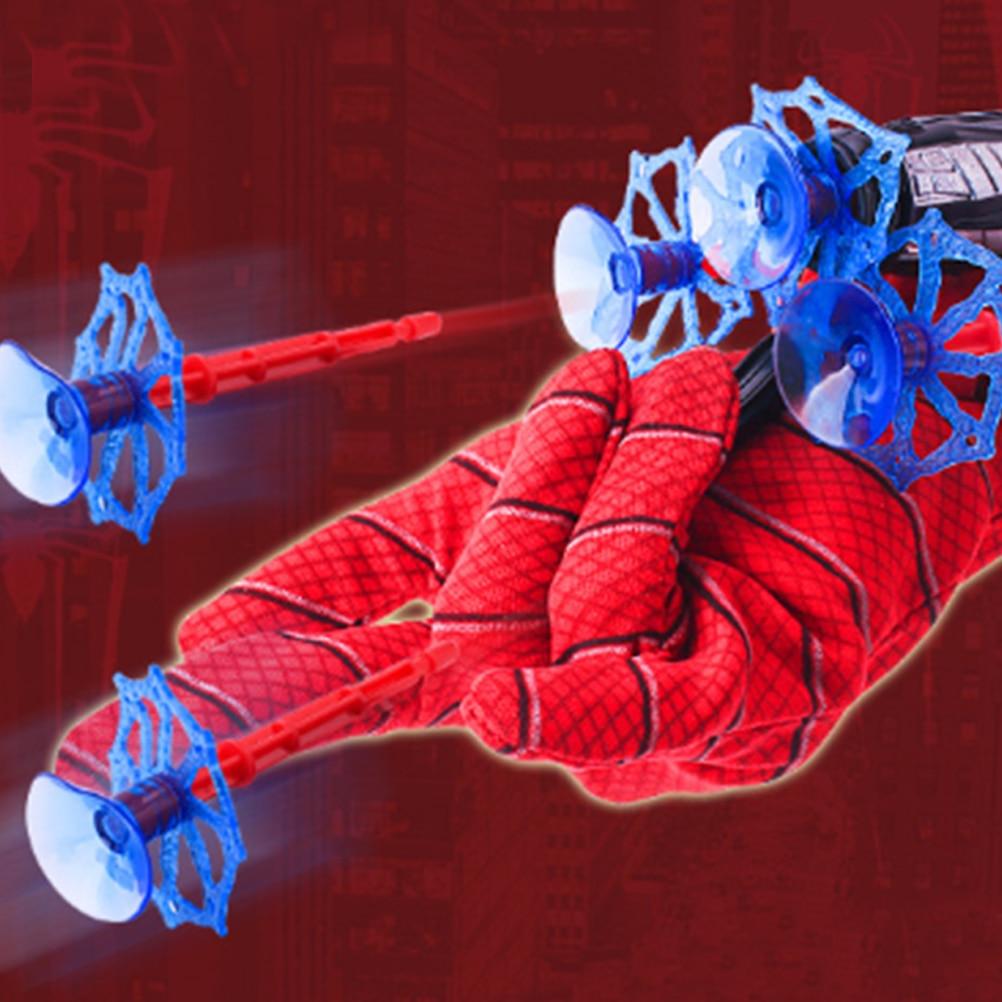 Marvel Spiderman Figure Toy Kids Plastic Cosplay Glove Launcher Set Hero Launcher Wrist Toy Set Funny Toys Boy Children's Gift - YOURISHOP.COM