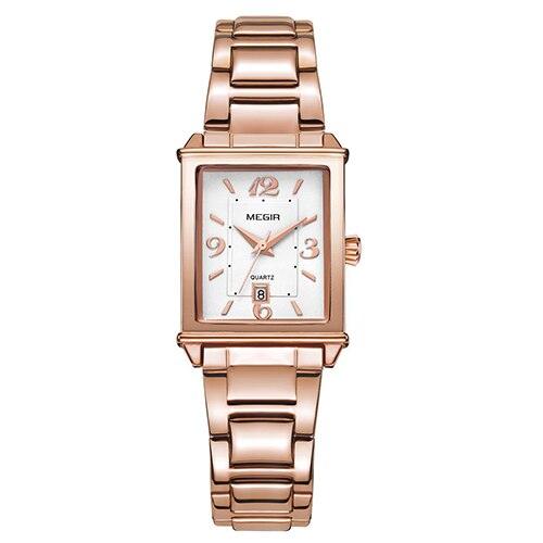 MEGIR Ladies Watches Rose Gold Luxury Women Bracelet Watch for Lovers Fashion Girl Quartz Wristwatch Clock Relogio Feminino 1079 - YOURISHOP.COM