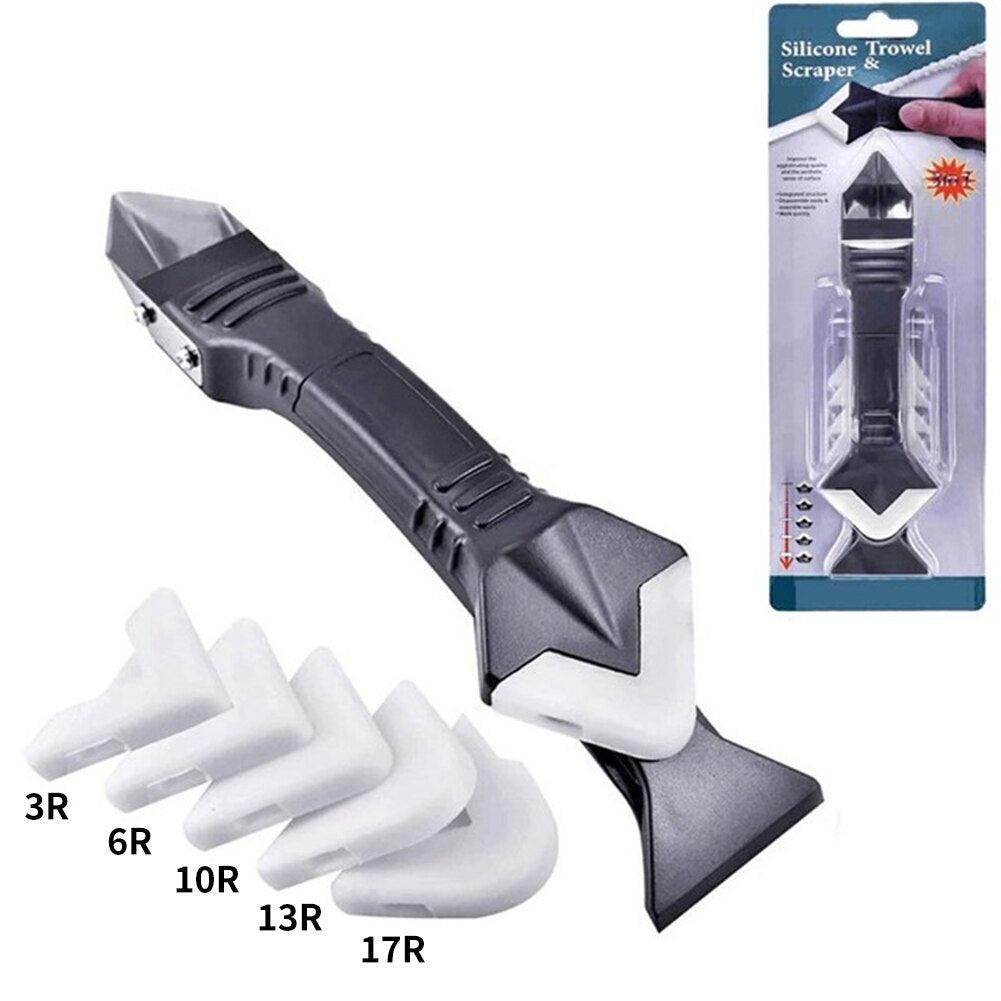 Meijuner 3 in 1 Silicone Remover Sealant Smooth Scraper Caulk Finisher Grout Kit Tools Kitchen Gadgets Hand Tool Sets 1pc/2pcs - YOURISHOP.COM