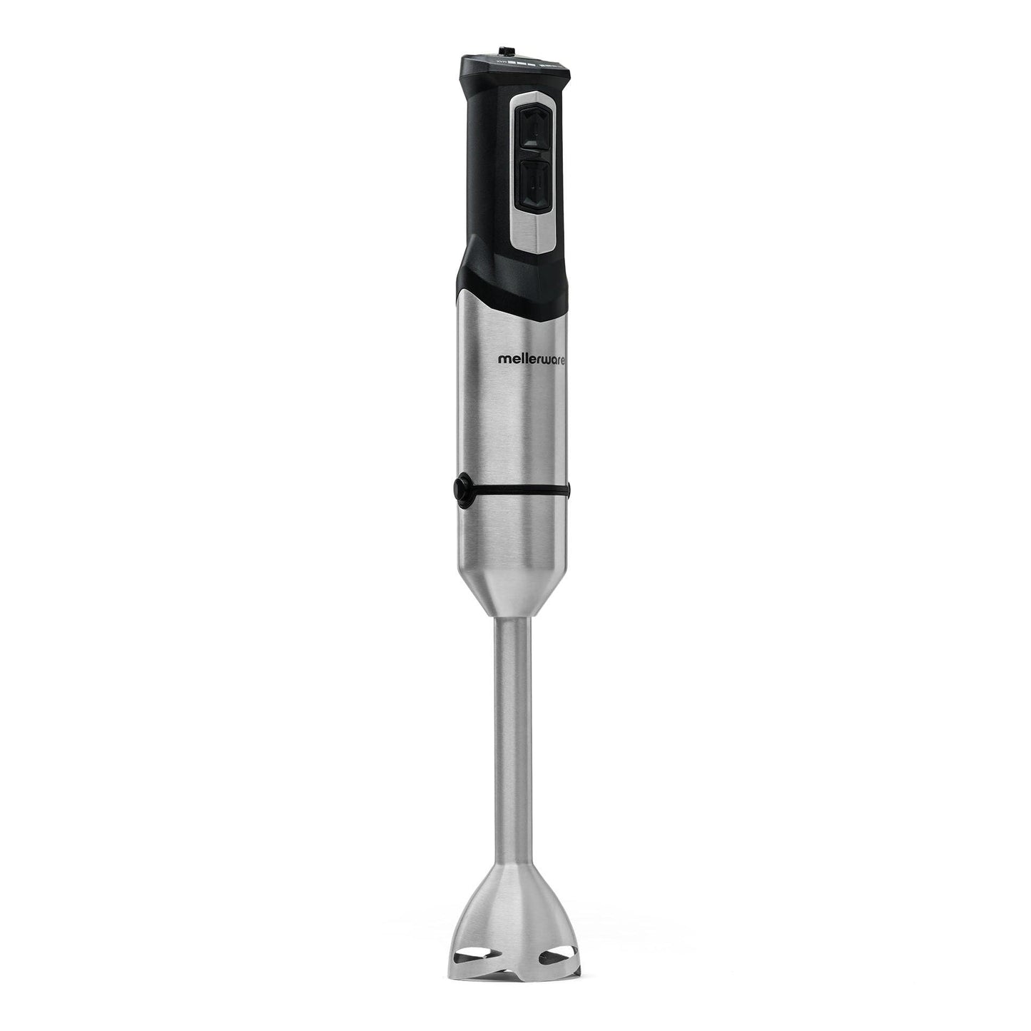 Mellerware Hand Blender, Black Spiro Core Beater, High Power 1000W, Turbo function, Measuring Cup, Stainless Steel, Kitchen Accessories, Very Powerful, Speed Adjustable, Detachable, Anti-Bacteria - YOURISHOP.COM