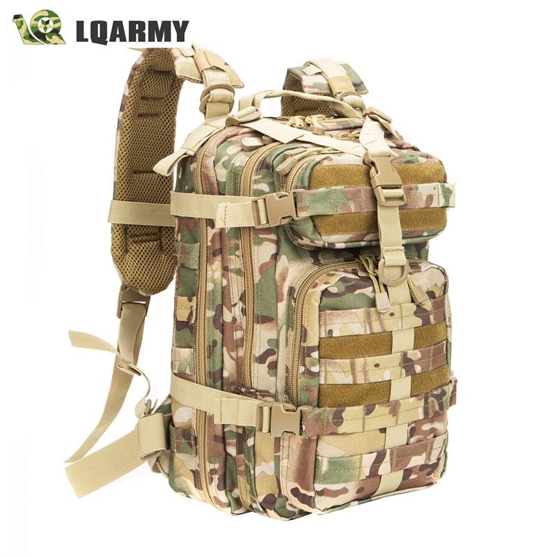 Men Army Military Tactical Backpack 1000D Polyester 30L 3P Softback Outdoor Waterproof Rucksack Hiking Camping Hunting Bags - YOURISHOP.COM