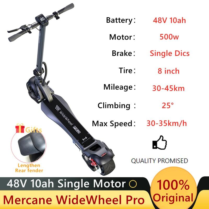 Mercane WideWheel Pro Kickscooter Dual Motor Smart Electric Scooter 48V 1000W 40km/h - YOURISHOP.COM