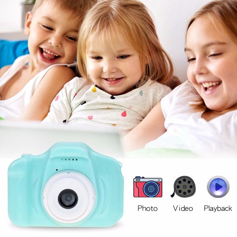 Mini Cartoon Photo Camera Toys 2 Inch HD Screen Childrens Digital Camera Video Recorder Camcorder Toys for Kids Girls Gift - YOURISHOP.COM