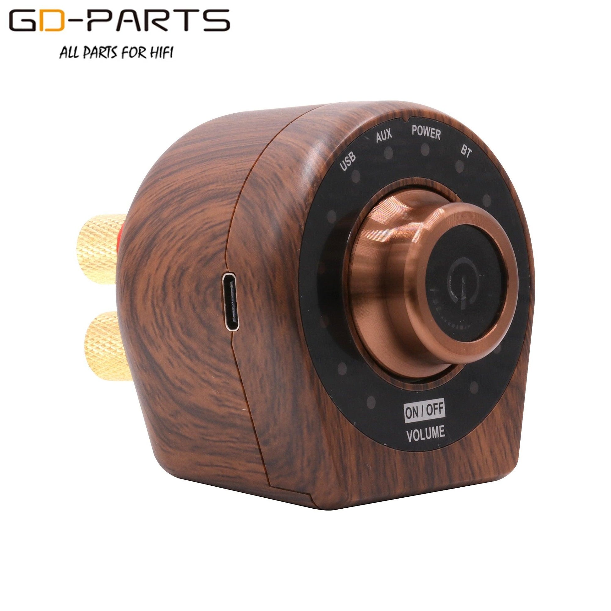 Mini Stereo Hifi Digital Power Amplifier TPA3116 Desktop AMP Home Theater Support Bluetooth 5.0 USB AUX Player 50Wx2 - YOURISHOP.COM