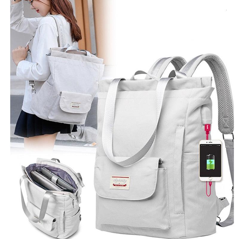MJZKXQZ Fashion Women Shoulder Bag For Laptop Waterproof Oxford Cloth Notebook Backpack 15.6 Inch Laptop Backpack Girl Schoolbag - YOURISHOP.COM