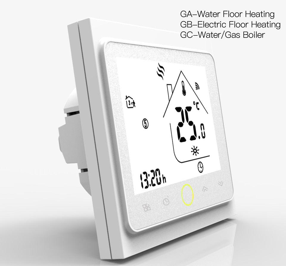MOES WiFi Smart Water/Electric Floor Heating Thermostat Gas Boiler Temperature Controller Alexa tuya Google Voice zigbee Control - YOURISHOP.COM