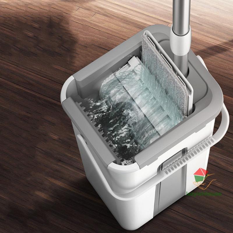 Mop magic Floor Squeeze squeeze mop with bucket flat bucket rotating mop for wash floor house home cleaning cleaner easy 2020new - YOURISHOP.COM