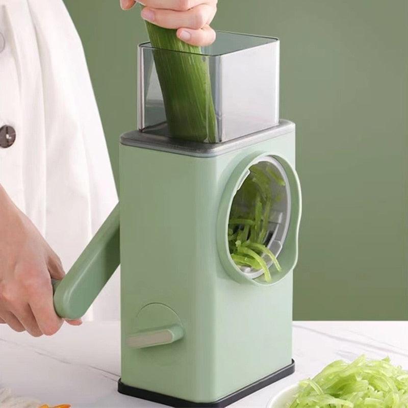 Multifunction Vegetable Slicers Household Hand-shake Roller Grater Vegetables Fruits Shredders Home Kitchen Tools Accessories - YOURISHOP.COM