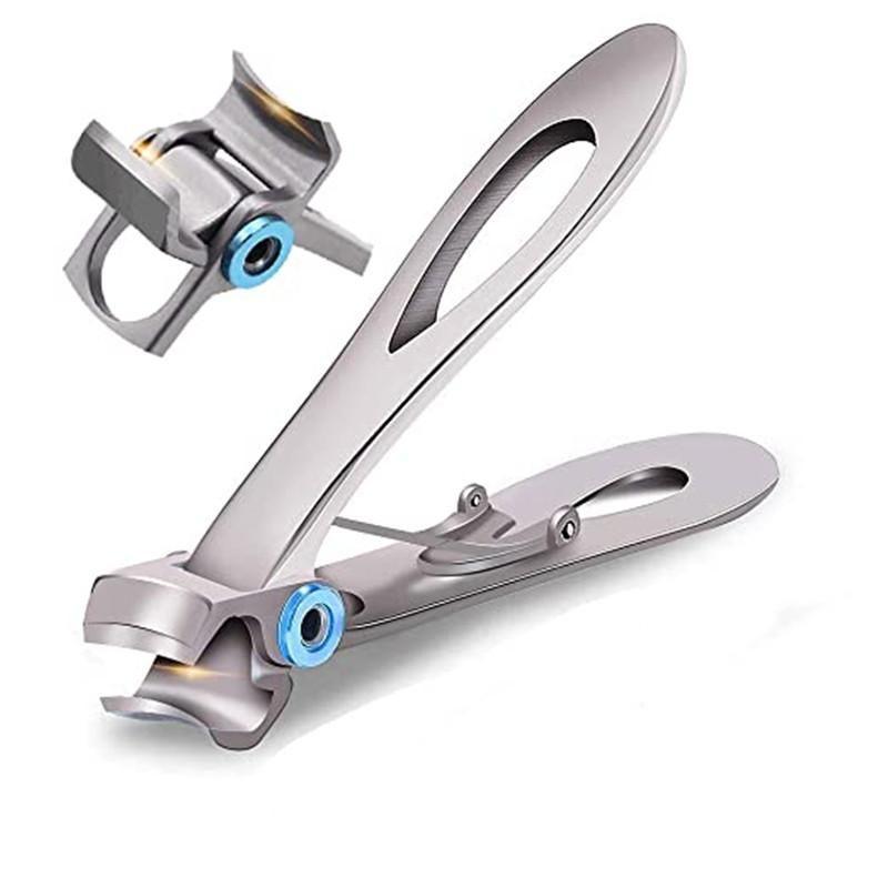 Nail Clippers Stainless Steel Wide Jaw Opening Manicure Nail Clipper Fingernail Cutter Thick Hard Ingrown Toenail Pedicure Tool - YOURISHOP.COM