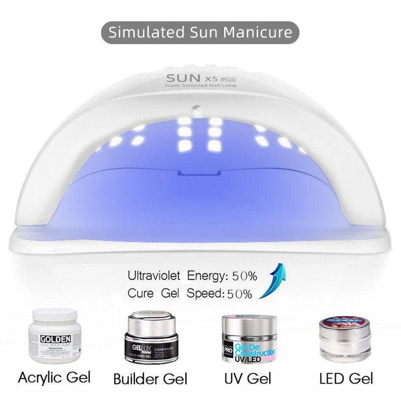 Nail Dryer LED Nail Lamp UV Lamp for Curing All Gel Nail Polish With Motion Sensing Manicure Pedicure Salon Tool - YOURISHOP.COM