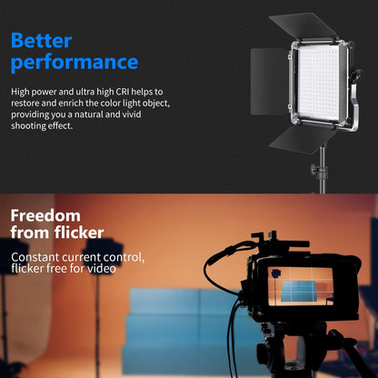 Neewer 2 or 3 Packs 660 RGB Led Light with APP Control, Photography Video Lighting Kit with Stands and Bag, 660 SMD LEDs CRI97 - YOURISHOP.COM