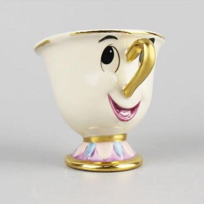 New Cartoon Beauty and The Beast CHIP Mug Tea set Chip Tea Pot and Cup Set Ceramics Cup Xmas Gift - YOURISHOP.COM