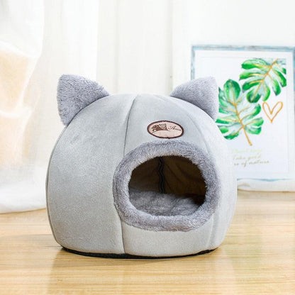 New Deep Sleep Comfort In Winter Cat Bed Iittle Mat Basket Small Dog House Products Pets Tent Cozy Cave Nest Indoor Cama Gato - YOURISHOP.COM
