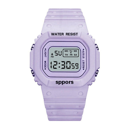 New Fashion Transparent Digital Watch Square Women Watches Sports Electronic Wrist Watch Reloj Mujer Clock Dropshipping - YOURISHOP.COM