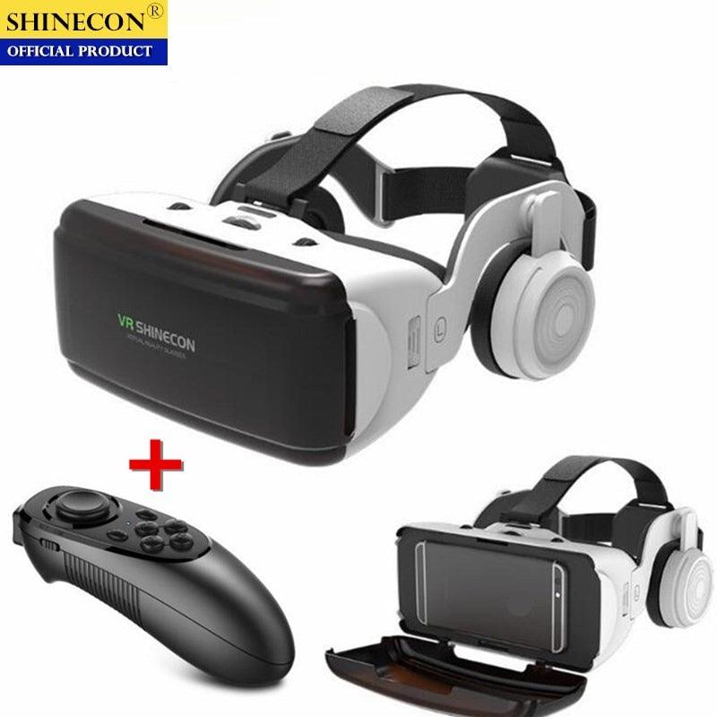 Original VR Virtual Reality 3D Glasses Box Stereo VR Google Cardboard Headset Helmet for IOS Android Smartphone,Wireless Rocker - YOURISHOP.COM