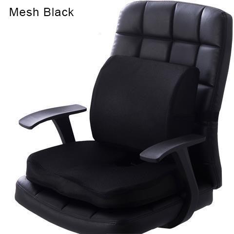 Orthopedics Hemorrhoids Seat Cushion Memory Foam Car Rebound Cushion Office Chair Lumbar Support Pain Relief Breathable Pillow - YOURISHOP.COM