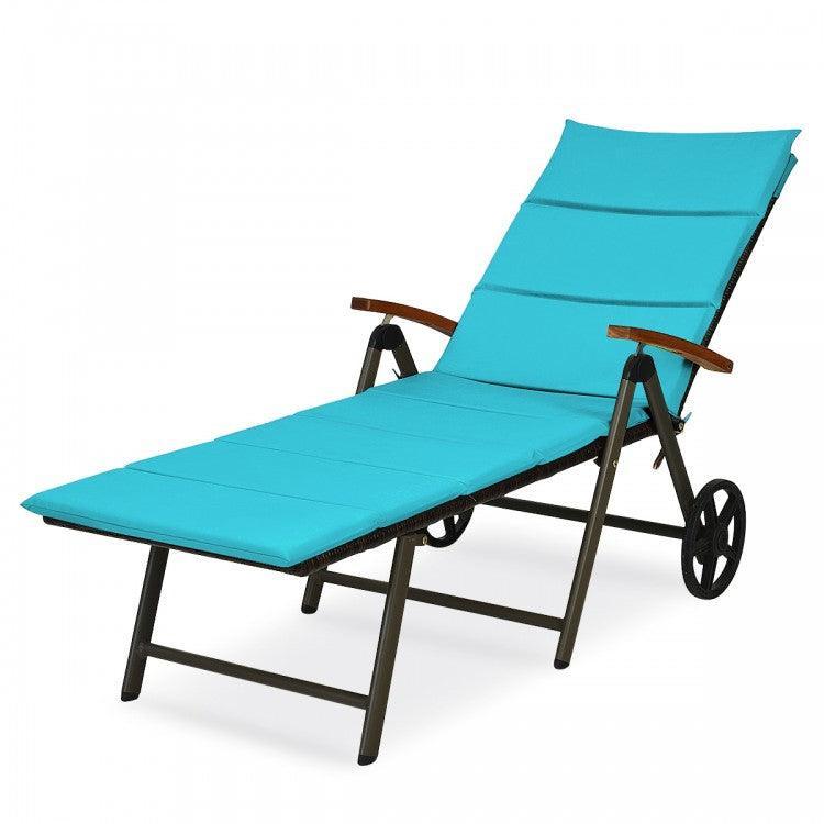 Outdoor Chaise Lounge HW63221 Chair Rattan/Lounger/Recliner Chair - YOURISHOP.COM