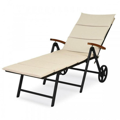 Outdoor Chaise Lounge HW63221 Chair Rattan/Lounger/Recliner Chair - YOURISHOP.COM