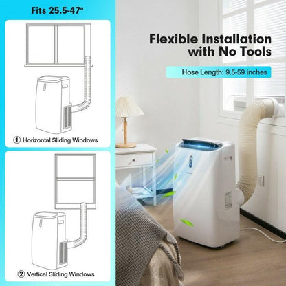Portable Air Conditioner FP10116US-WH with APP and WiFi Control,14000 BTU - YOURISHOP.COM