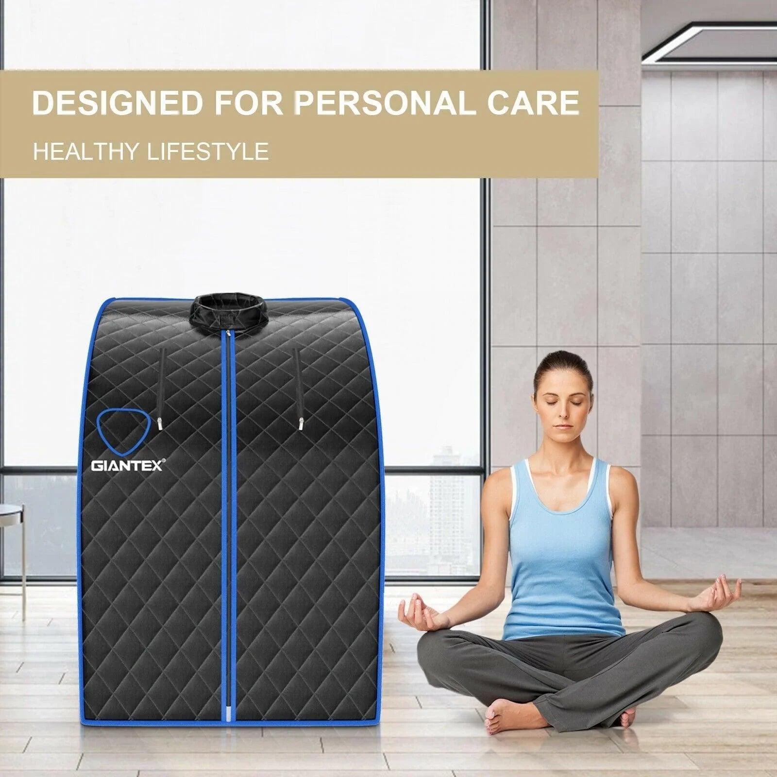 Portable Personal Steam Sauna Spa BA7634US with 3L Blast-proof Steamer Chair - YOURISHOP.COM