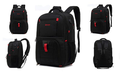POSO Backpack 17.3inch Laptop Backpack Fashion Travel Business Backpack Nylon Waterproof Backpack Anti-theft Student Backpacks - YOURISHOP.COM