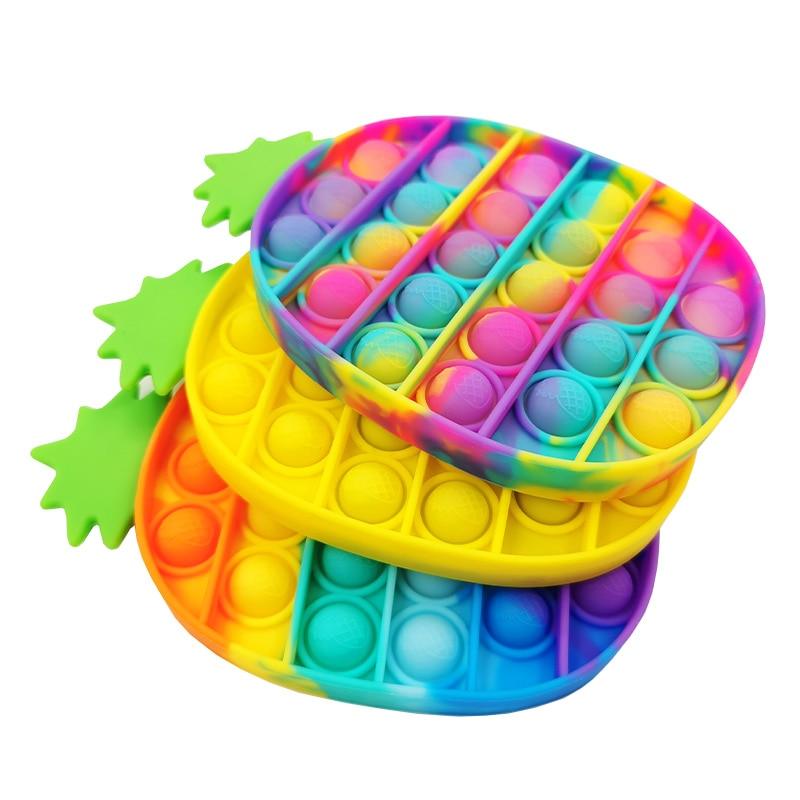 Push Bubble Sensory Fidget Toy Box Squishy Simple Dimple Figet AntiStress Reliever Toy Adult Child Funny Anti Stress Reliver - YOURISHOP.COM