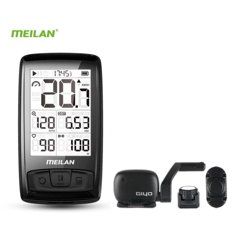Rechargeable Wireless Bicycle Computer Heart Rate Monitor Bluetooth4.0 Cycling Speedometer Bike Stopwatch Speed/Cadence Sensor - YOURISHOP.COM