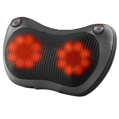 Relax Massage Pillow Electric Magnet Head Shoulder Back Heating Kneading Infrared therapy pillow shiatsu Neck Massager - YOURISHOP.COM