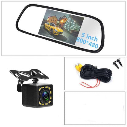 Reverse Parking System 7 inch TFT LCD Screen Car Monitor Rearview Backup Mirror with Night Vision Rearview Camera - YOURISHOP.COM
