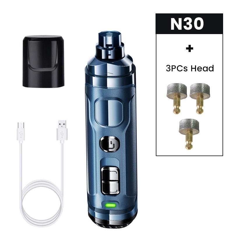 ROJECO N30 Electric Dog Nail Clippers For Dog Nail Grinder Rechargeable Professional Pet Clipper For Cat Claws Cutter Grooming - YOURISHOP.COM