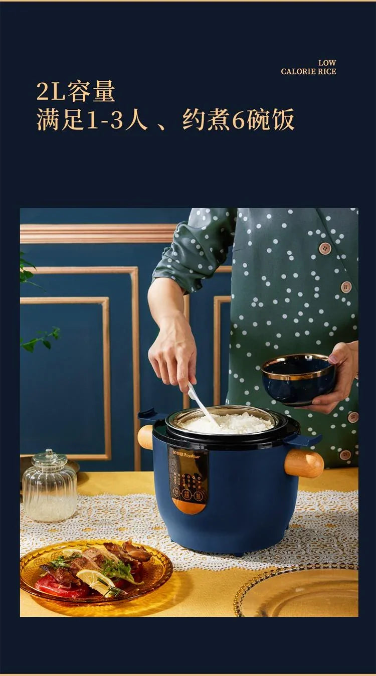 [Royalstar RFB-S20B1] rice cooker, 2L compact capacity, to meet the appetite of a family of 1-3 people Thickened 7-layer alloy inner pot - YOURISHOP.COM