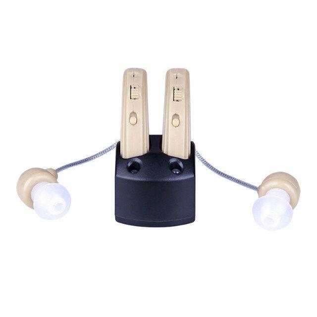 S-109s Double BET Hearing Aid Rechargeable Sound Amplifier Volume Adjustable Wireless Hearing Aids Device Audifonos Para Sordera - YOURISHOP.COM