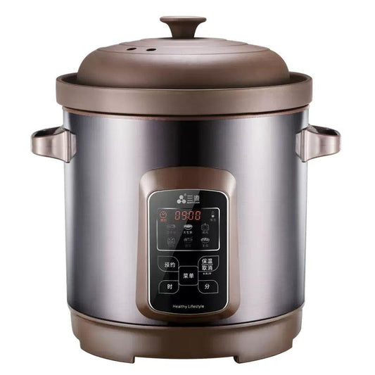 SANYUAN Stew Pot TDG100-SA1,Soup Pot,Purple Clay Inner Pot,10L - YOURISHOP.COM