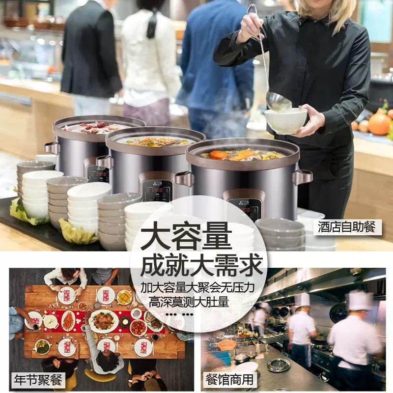 SANYUAN Stew Pot TDG100-SA1,Soup Pot,Purple Clay Inner Pot,10L - YOURISHOP.COM