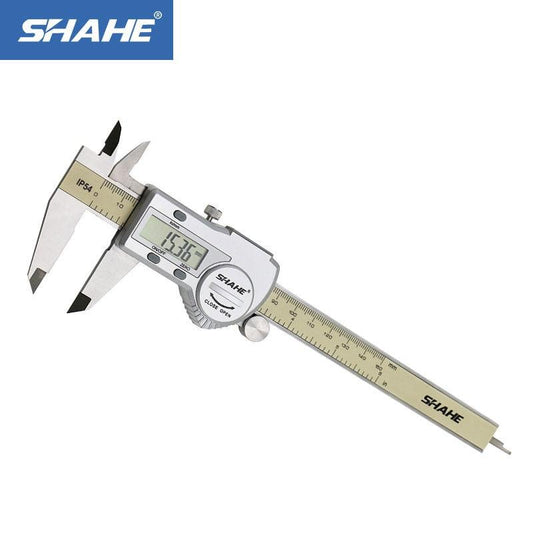 SHAHE Digital Caliper 0-150 mm/6" Stainless Steel Digital Caliper Vernier Caliper Gauge Micrometer Electronic Caliper - YOURISHOP.COM