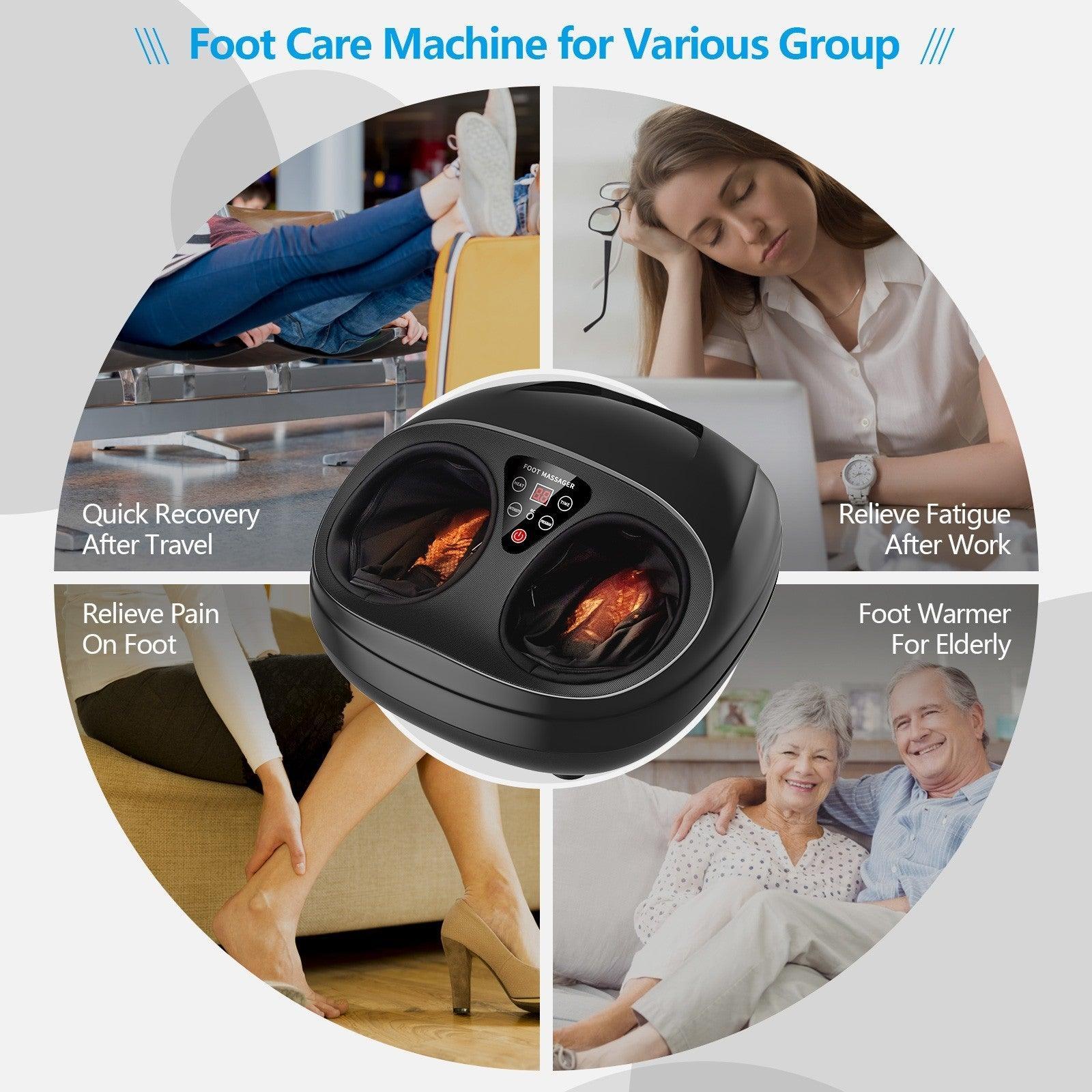 Shiatsu Foot Massager EP23422,with Heat Kneading Rolling Scraping Air Compression - YOURISHOP.COM