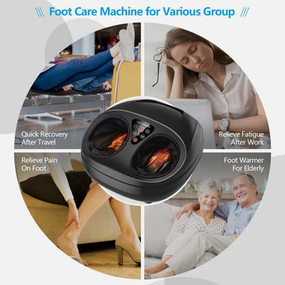 Shiatsu Foot Massager EP23422,with Heat Kneading Rolling Scraping Air Compression - YOURISHOP.COM