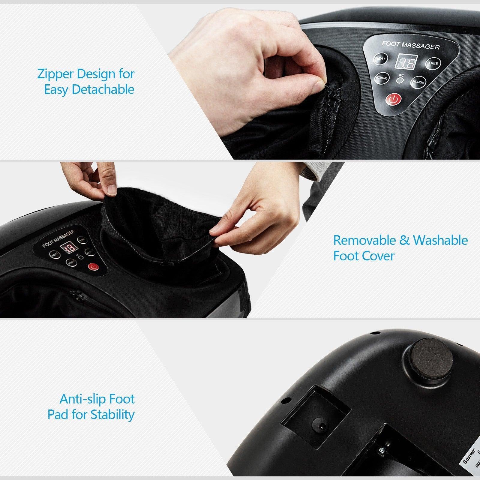 Shiatsu Foot Massager EP23422,with Heat Kneading Rolling Scraping Air Compression - YOURISHOP.COM