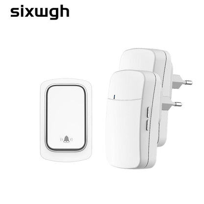 SIXWGH Wireless Doorbell No Battery required Waterproof Self-Powered Door bell Sets Home Outdoor Kinetic Ring Chime Doorbell - YOURISHOP.COM