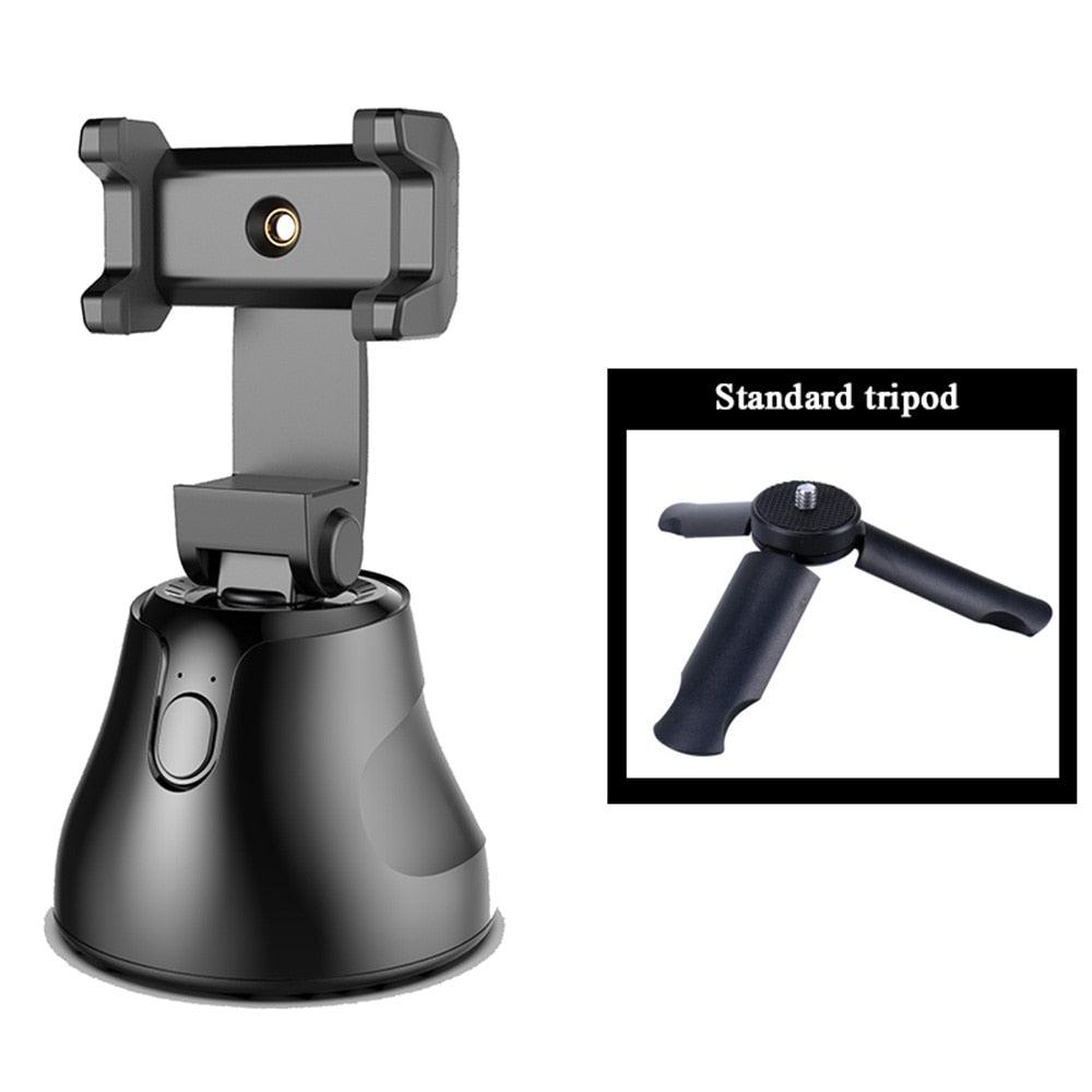 Smart Portable Selfie Stick,360°Rotation Auto Face Object Tracking Camera Tripod Holder Smart Shooting Cell Phone Camera Mount - YOURISHOP.COM