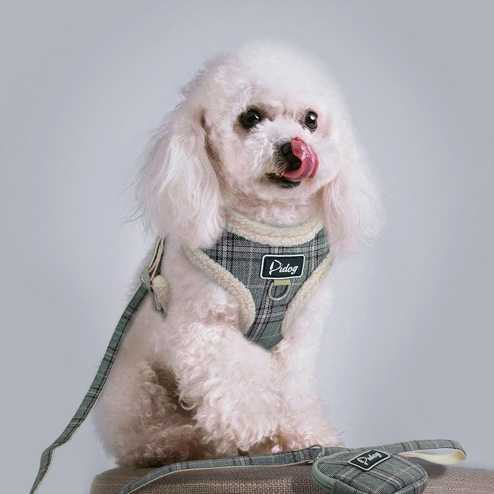 Soft Pet Dog Harnesses Vest No Pull Adjustable Chihuahua Puppy Cat Harness Leash Set For Small Medium Dogs Coat Arnes Perro - YOURISHOP.COM