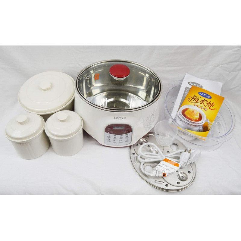 Sonya Stew Pot SDZ-22EW, 3 in 1 Micro-Computer Slow Cooker | Yourishop.com - YOURISHOP.COM