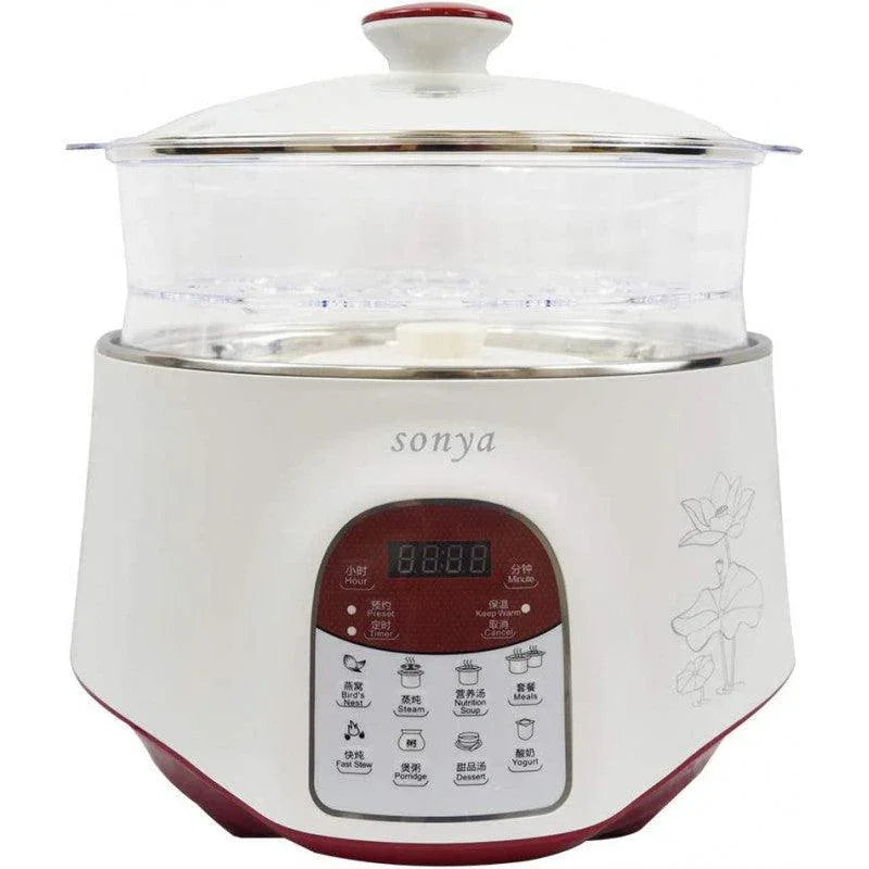 Sonya Stew Pot SDZ-22EW, 3 in 1 Micro-Computer Slow Cooker | Yourishop.com - YOURISHOP.COM